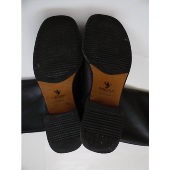 Santana Canada Womens Boots Black Block Heel Side Zip Waterproof 10 - Picture 2 of 7